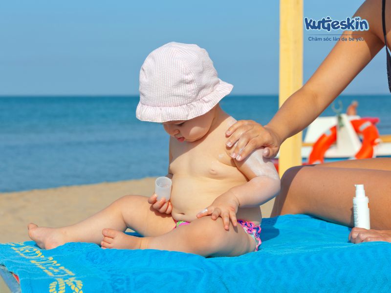 Những trường hợp nào nên sử dụng kem chống nắng toàn thân cho bé