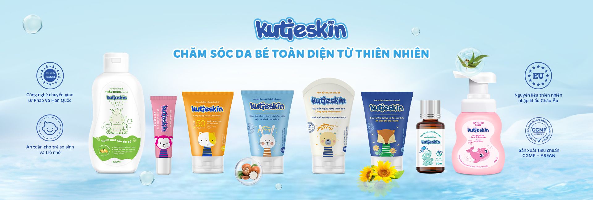 Bộ sản phẩm Kutieskin