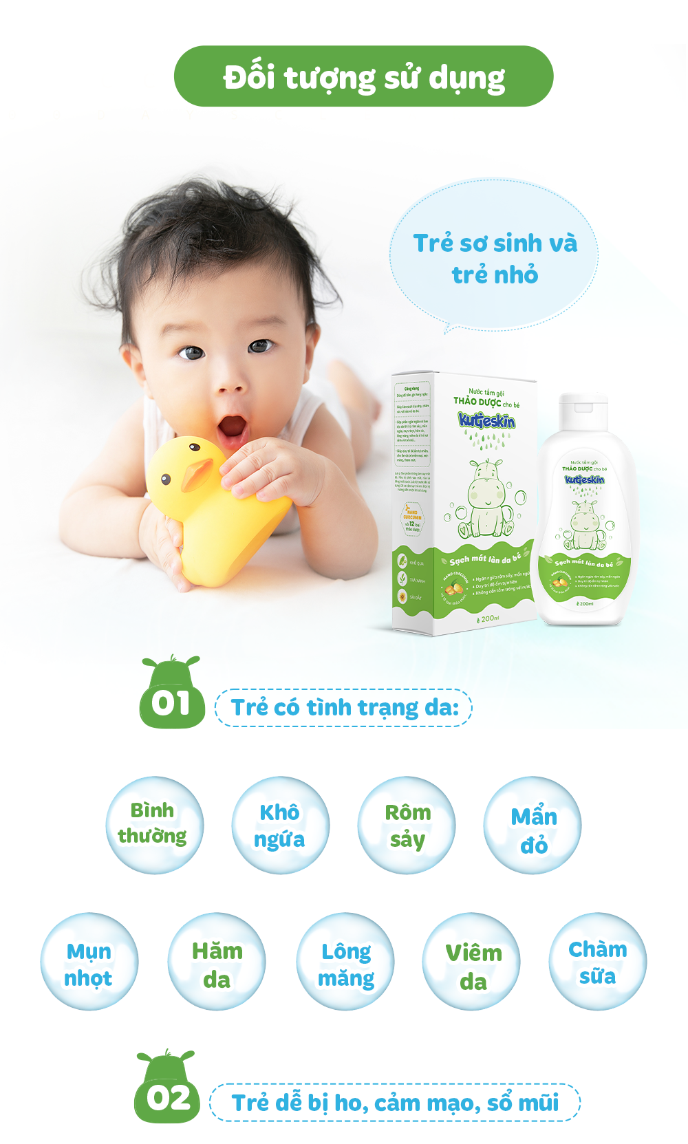 Tinh dầu bạch đàn chanh Kutieskin dành cho các bé