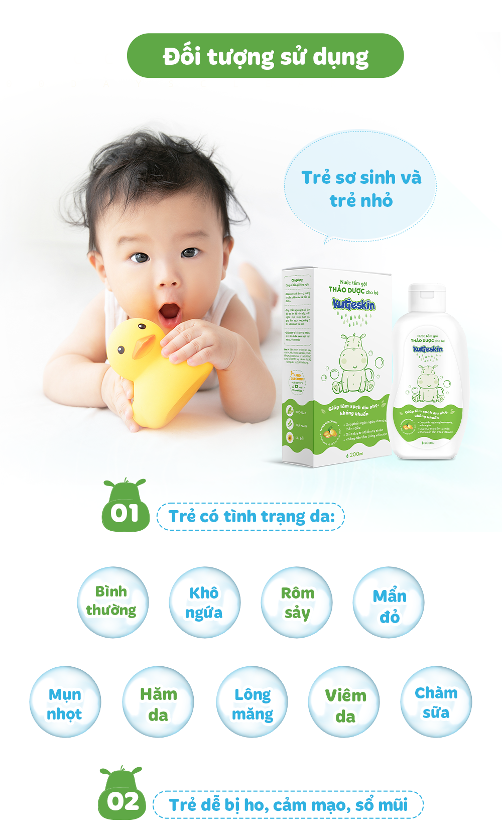 Tinh dầu bạch đàn chanh Kutieskin dành cho các bé